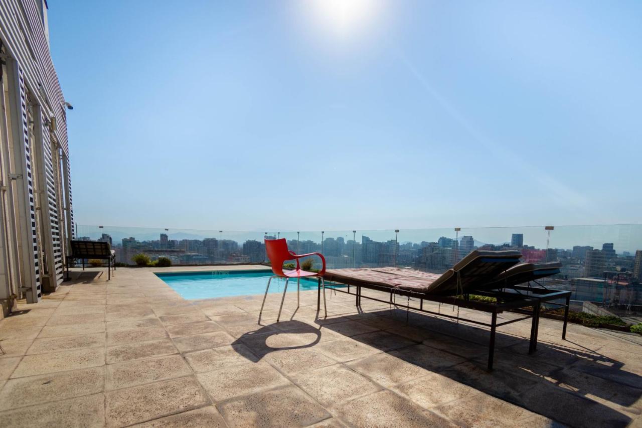 Tribeca Twin Room - Studio With Pool, Wifi, Ac Сантьяго Екстер'єр фото