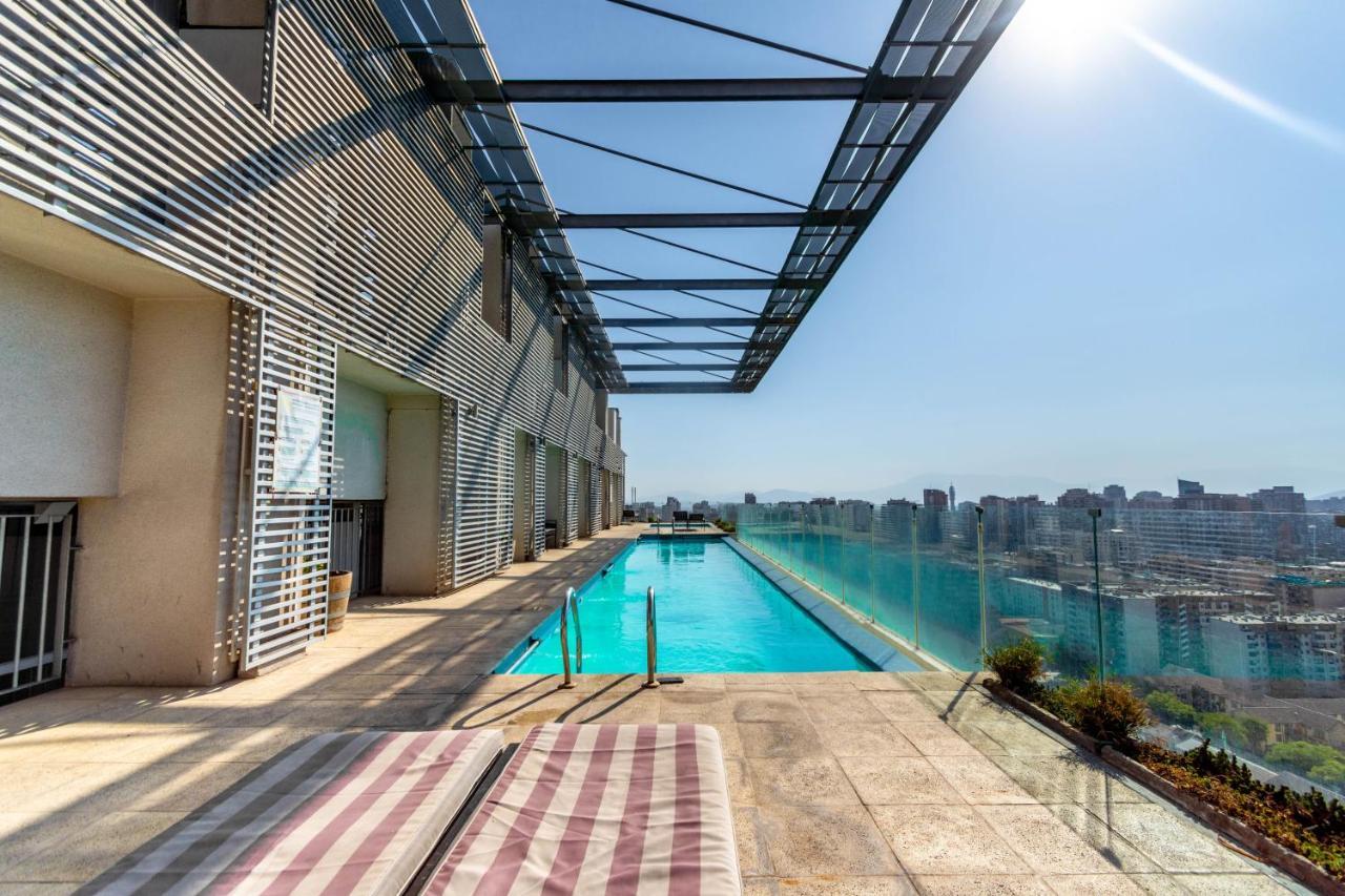 Tribeca Twin Room - Studio With Pool, Wifi, Ac Сантьяго Екстер'єр фото